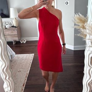 Finders Goodbye one shoulder dress